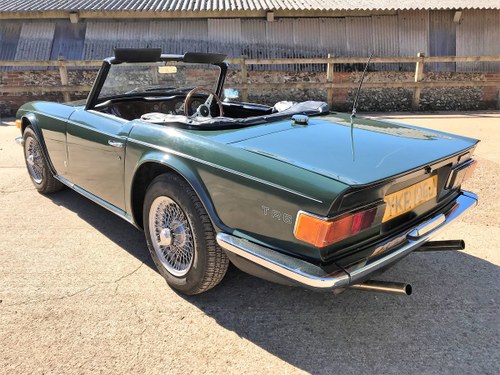 1971 triumph TR6 genuine UK RHD CP example+1 owner since 2000 SOLD