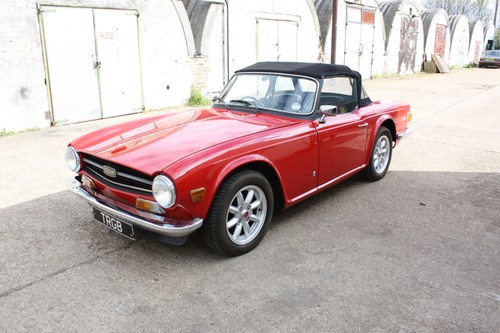TR6 1974. ORIGINAL UK FUEL INJECTED CAR WITH OVERDRIVE SOLD
