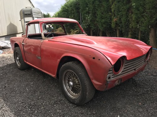 1967 Triumph TR4A (IRS) - Project Car - On The Market For Sale by Auction