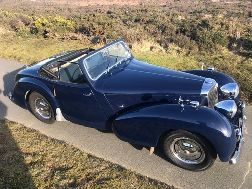 1949 Triumph Roadster 2000 older restoration, well maintained For Sale