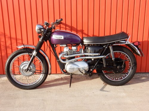 TRIUMPH TIGER 100C 490cc 1969 MATCHING ENGINE & FRAME NUMBER For Sale