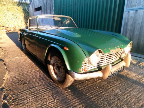 1963 TR4 RHD with Overdrive ORIGINAL UK Reg For Sale