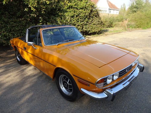 1976 A stunning Stag 3.0 V8 finished in rare 'Topaz' For Sale