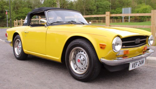 1973 Triumph TR6 With Stromburg Carburetors BEAUTIFUL SOLD