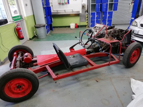 1960 Rare Triumph Herald display chassis. SOLD