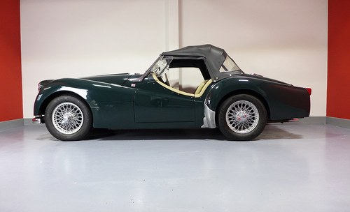 1956 Triumph TR2 British Racing Green For Sale