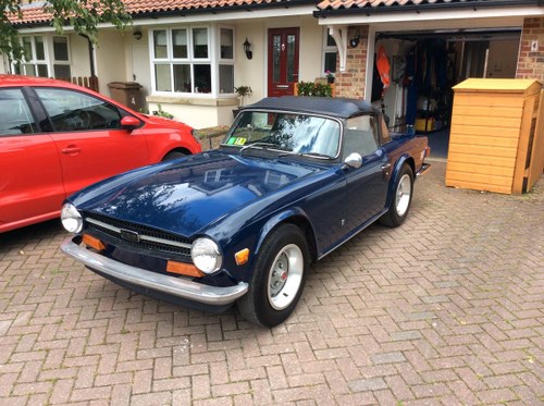 1973 Triumph tr6 one owner from new, rot free LHD VENDUTO