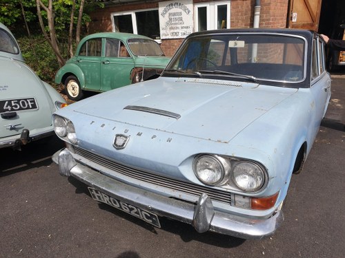 1965 Triumph 2000 Mk1 for restoration. SOLD