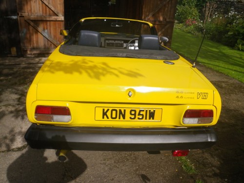 1981 TR7 V8 4.6 CONVERTABLE SOLD
