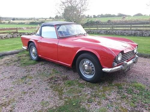 1965 Triumph TR4 at Morris Leslie Auction 25th May For Sale by Auction