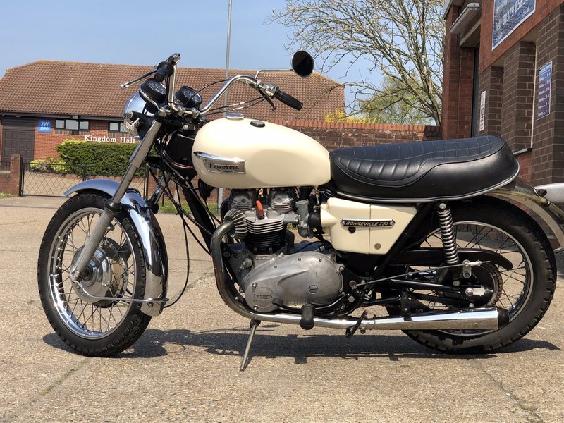 1973 Triumph Bonneville T140V 5 speed, 11K