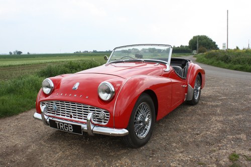 TR3A 1960 FULLY RESTORED AND IN EXCEPTIONAL CONDITION VENDUTO