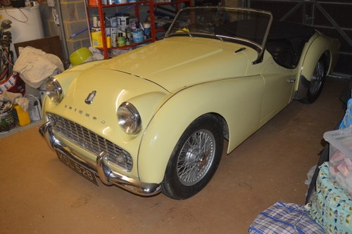 1959 Triumph TR3 A to be sold by auction Friday 12th July For Sale by Auction