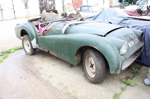 TR2 1955. ORIGINAL UK CAR. FOR RESTORATION SÅLD