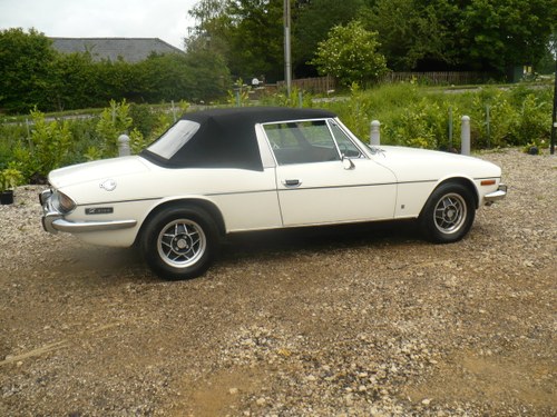 triumph stag mk2 manual overdrive 1974 43000 miles SOLD