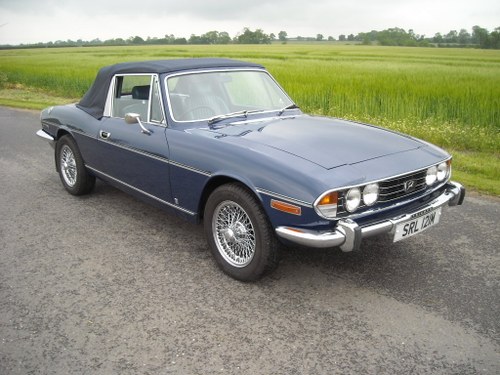 1973 TRIUMPH STAG MAN O/D STUNNING  NOW SOLD In vendita