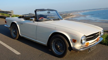 Triumph TR6 from Jersey Classic Hire.Com