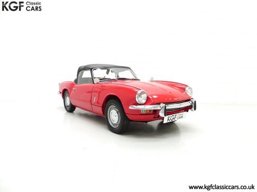 1968 A Classic Triumph Spitfire Mk3 with a Large History File SOLD