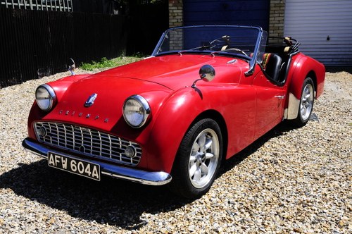 1962 Rare LHD TR3 B - latest variant produced For Sale