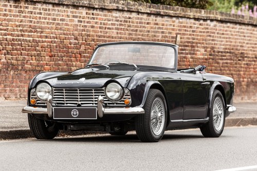 1964 Triumph TR4 with factory fitted overdrive SOLD