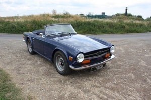 1972 TRIUMPH TR6 ORIGINAL 150BHP UK CAR IN BLUE VERKAUFT