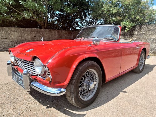 1964 LHD EX-CALIFORNIA TRIUMPH TR4 WITH OVERDRIVE For Sale