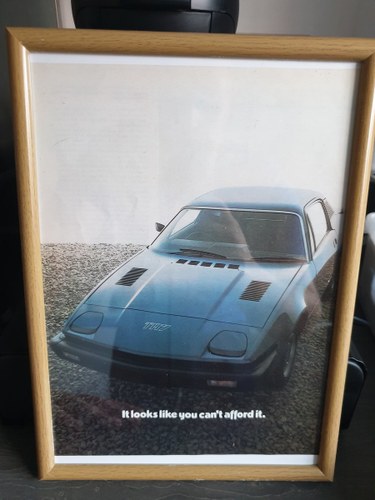 Original 1976 Triumph TR7 Advert For Sale