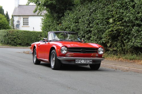 1974 Triumph TR6 PI - UK car, Overdrive, Engine rebuild VENDU