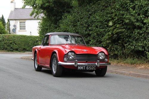 1965 Triumph TR 4 - UK car, O/D, Performance engine VERKAUFT