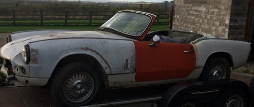 1965 Triumph Spitfire MkII circa LHD solid project For Sale