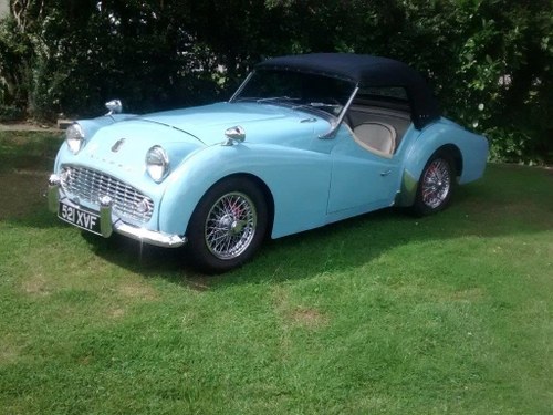 1959 Triumph TR3A LHD at ACA 24th August  For Sale