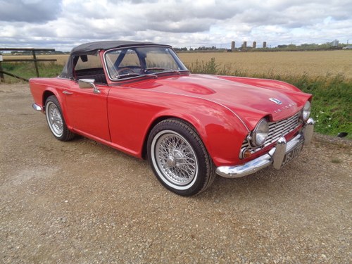 1962 Triumph tr4 with overdrive - very clean !! For Sale