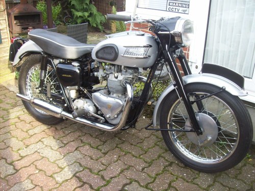 1958 Triumph T100 all alloy classic motorcycle For Sale