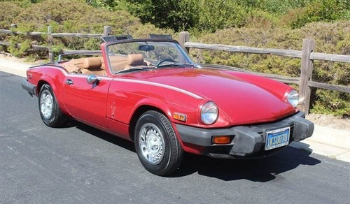 1979 Triumph Spitfire Convertible = Clean Red(~)Tan $5k For Sale