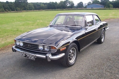 Triumph stag,man o/d,black,outstanding paintwork, For Sale