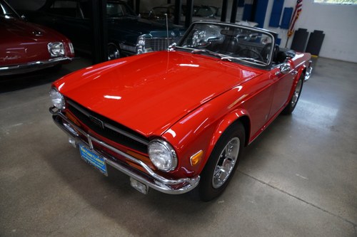 1972 Triumph TR6 with vintage Judson supercharger SOLD