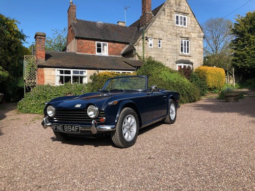 1968 TRIUMPH TR250 RHD BEST OF BREED LOT: 739 Est £34-38,000 For Sale by Auction