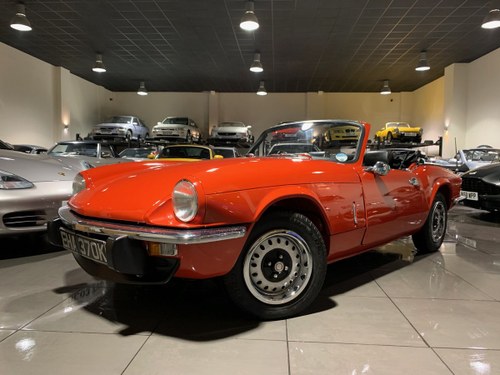 1972 TRIUMPH SPITFIRE 1300 Mark IV RED WITH BLACK TRIM VERKAUFT
