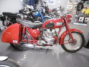1957 SpeedtwinT100 1956 with Tiger top end and Metal luggage SOLD