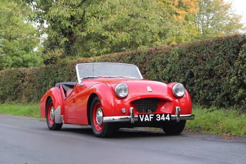 1955 Triumph TR2 - Fully Rebuilt, UK car, Matching Numbers  For Sale