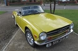 1973 TR6 - Barons Sandown Pk  Saturday 26th October 2019 For Sale by Auction