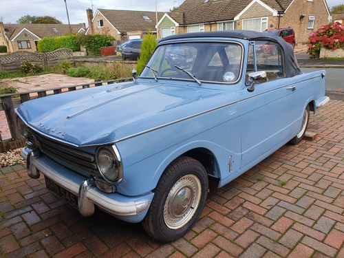 1971 Triumph Herald 13/60 Convertible, 1296 cc. For Sale by Auction