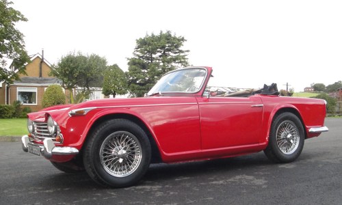 1966 Triumph TR4A. Coachwork by Michelotti For Sale by Auction