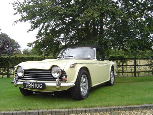 1969 CONCOURS CONDITION TR5 SÅLD