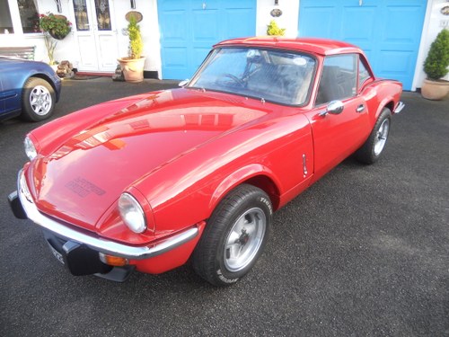 1978 Triumph Spitfire Mk III 1500-Lovely Condition For Sale by Auction