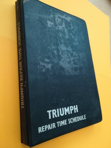Triumph Repair Time Schedule  For Sale