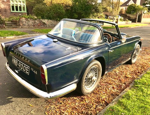 1967 Triumph TR4 A - Ready to enjoy - Stunning Example -only 40k  SOLD