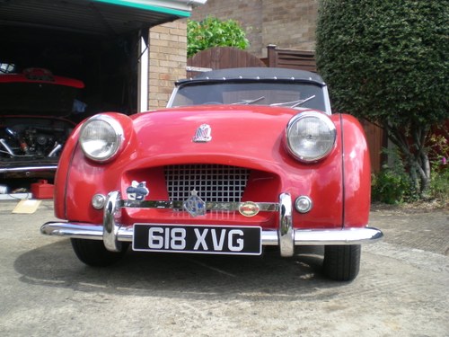 1954 Triumph TR2 SMALL MOUTH WITH OVERDRIVE. For Sale