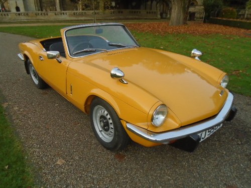 1971 Triumph Spitfire MK4 1300cc + H/Top and new soft top.  For Sale
