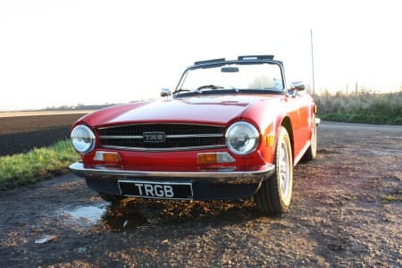 TR6 1973 ORIGINAL UK FUEL INJECTED CAR WITH OVERDRIVE. SOLD